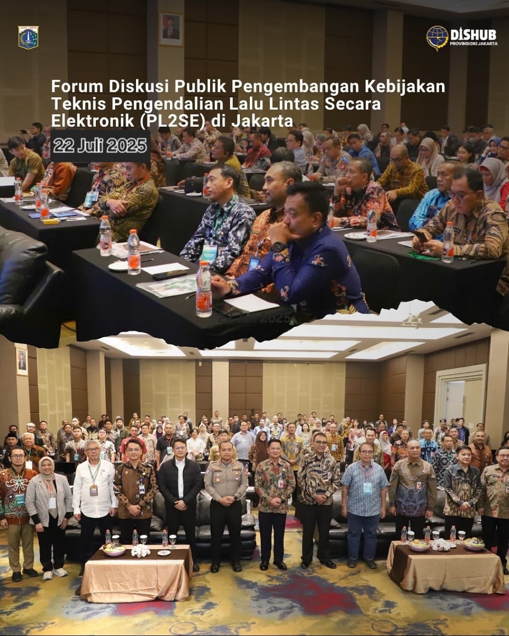 Forum Diskusi Publik Pengembangan Kebijakan Teknis Pengendalian Lalu Lintas Secara Elektronik (PL2SE) di Jakarta